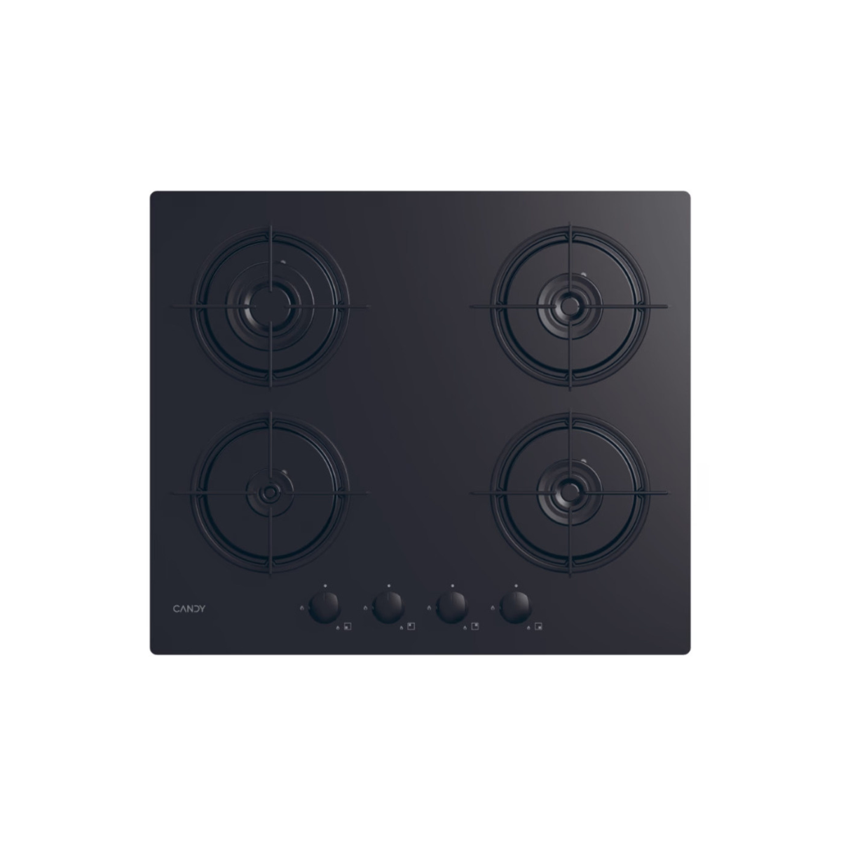 Candy 60cm Gas-on-Glass Hob – 4 LPG Burners